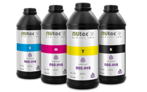 A20-HYB ricoh kyocera hybrid uv ink on rigid and roll-to-roll substrates for LED and UV lamps