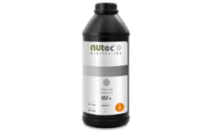 MF+ solvent printer cleaning solution for NUtec Super-wide Format Solvent inks, designed for general maintenance and conversions.