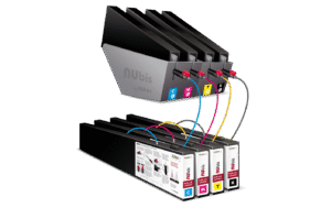 NUbis epson bulk ink system: degassed pouches enabling continuous ink supply for high-speed printing