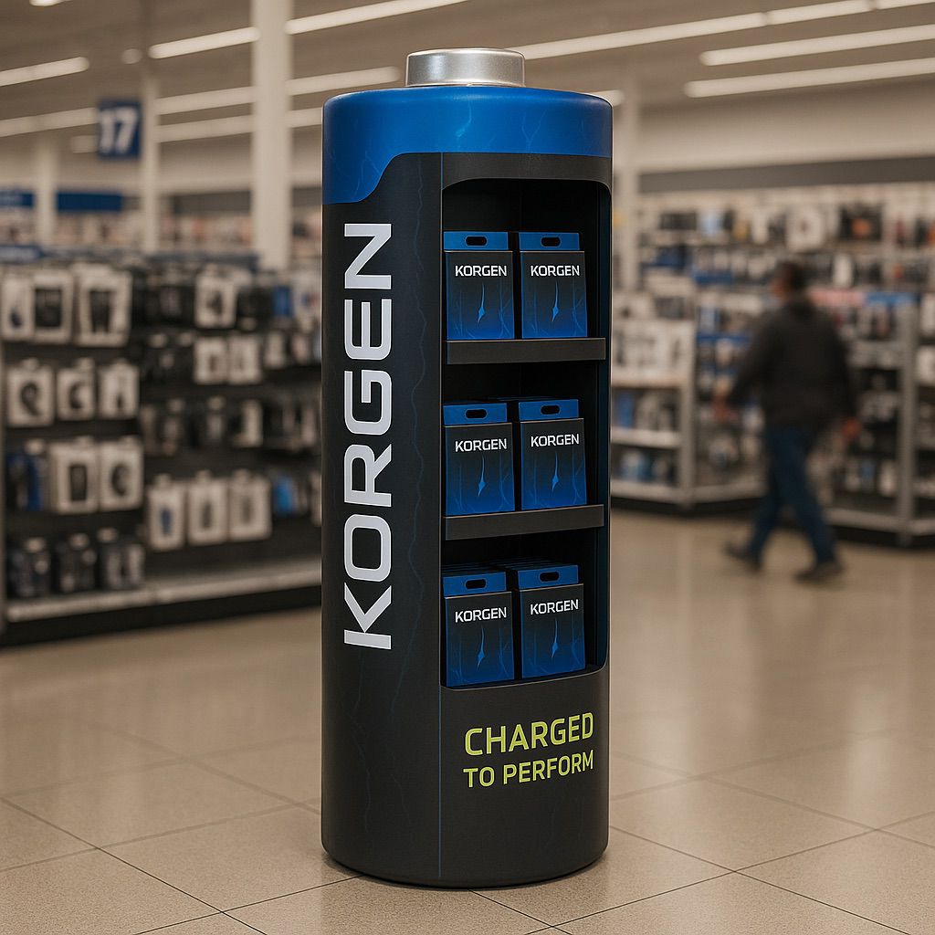 NUtec POP display digital inks on vibrant store signage, printed on Dibond/expanded PVC