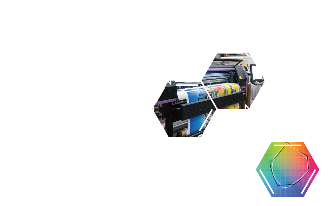 NUtec Digital Ink on large-format digital printing machine, showcasing high-quality print output for wide-format printing applications