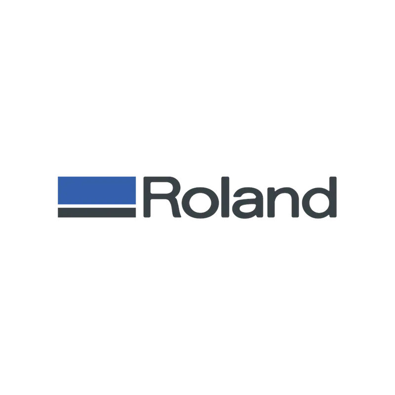 Roland DG logo - Wide-format printer manufacturer partner